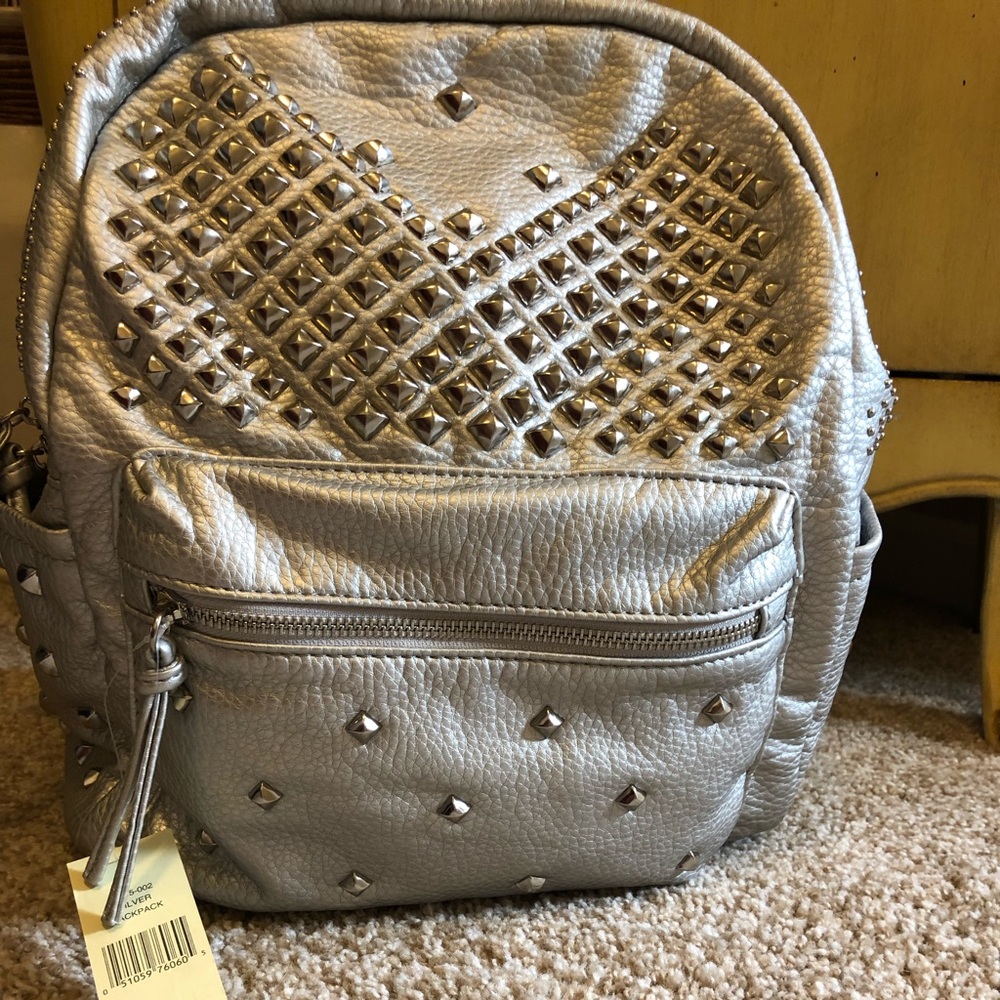 BRAND NEW Leather studded back pack